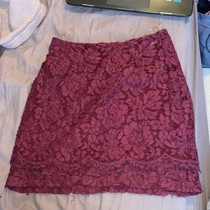 Laced skirt